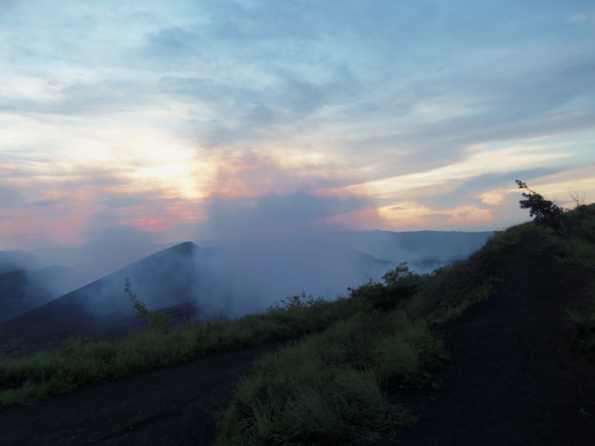 Volcan Masaya at dusk